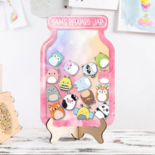 Personalized Squish Theme Reward Jar, Chore Tracker For Kids