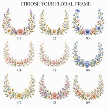 Custom Hand Embroidery Dog Photo & Name Floral Ornament Frame, Personalized Embroidered Pet Portrait Flower Hoop Art, Dog Memorial Keepsake