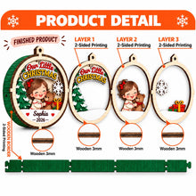 Personalized Christmas Ornament 2026, Custom Photo 3D Wooden Ornament, Baby First Christmas, Custom Name Holiday Keepsake