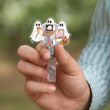 Halloween Ultrasound Tech Badge Reel, Halloween Sonographer Badge, Sonographer Gift, Ultrasound Technician ID Tag Clip