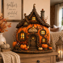 Personalized Pumpkin House Wooden Sign, Custom Halloween Pumpkin Cottage Sign, Fall Harvest Decor, Autumn Wooden Sign, Pumpkin Season Gift