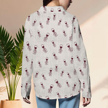 Coquette Wine Women Blouse, Wine Lover Gift