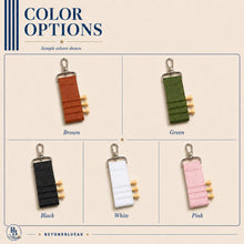 Personalized Name Initial Leather Golf Bag Tag with Tee Holder, Custom UV Printed Golf Gift for Men, Golfer Gift, Golf Dad Gift