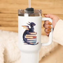 Book Dragon Sticker, Cute Book Sticker, Fantasy Book Lover Gift, Kindle Decal, Reading Lover Gift