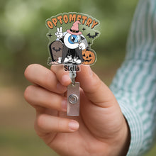 Halloween Optometry Badge Reel, Sight Squad Gift