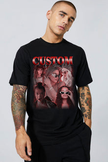 Custom Your Own 90s Bootleg | Vintage Custom Bootleg Rap Tee | Custom Your Photos | Retro Graphic 90s Shirt