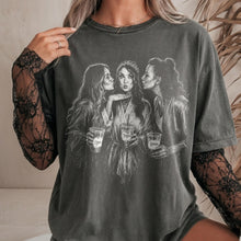 Custom Bride & Bridesmaids Halloween Shirt, Personalized Photo Witchy Team Bride Tee, Gothic Bachelorette Party Gift, Bridal Party Gift