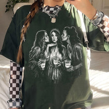Custom Bride & Bridesmaids Halloween Shirt, Personalized Photo Witchy Team Bride Tee, Gothic Bachelorette Party Gift, Bridal Party Gift