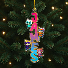 Personalized Superkitties Name Christmas Ornament