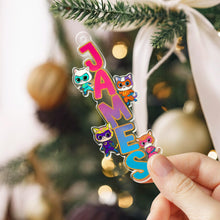 Personalized Superkitties Name Christmas Ornament